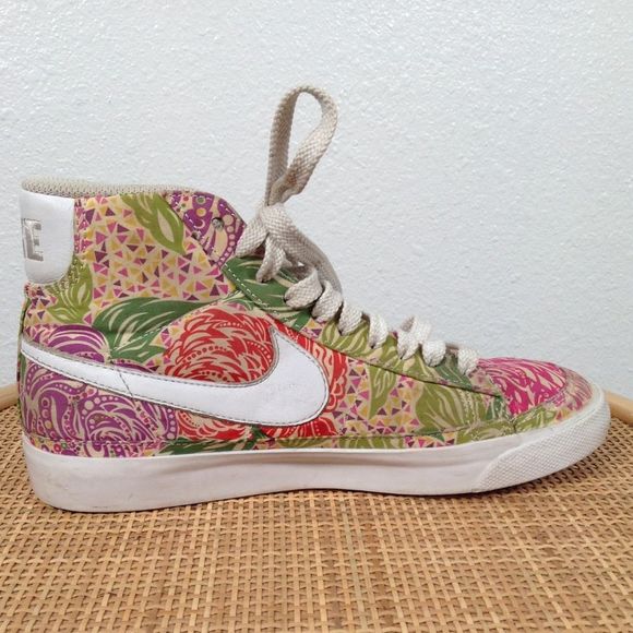 Nike Shoes - Nike Liberty “Kate Ada” Floral Hi top Sneakers